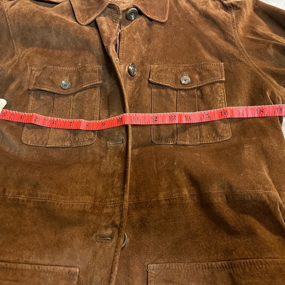 Ralph Lauren Brown Suede Safari Jacket - Picture 11 of 16